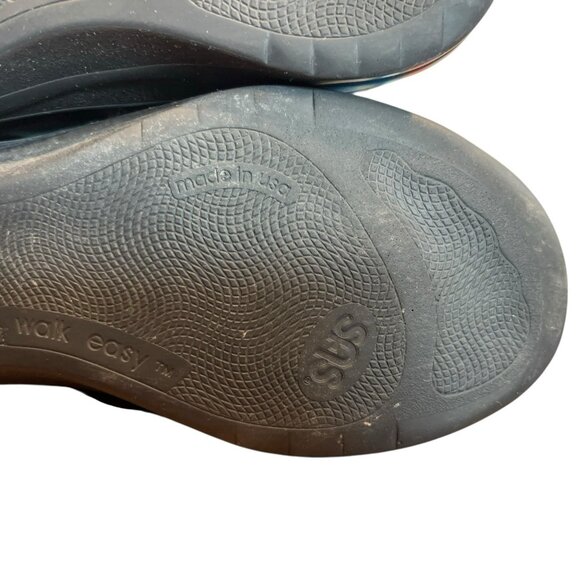 SAS Walk Easy Black Leather Lace Up Casual Loafer Oxford Shoes Womens Sz 7.5 WW - Picture 15 of 15